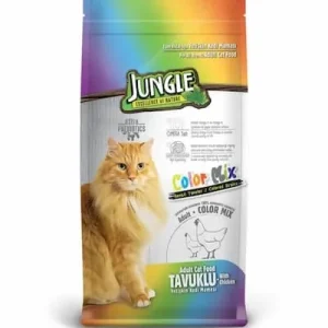 Jungle Adult Cat Food Color Mix Chicken 15kg